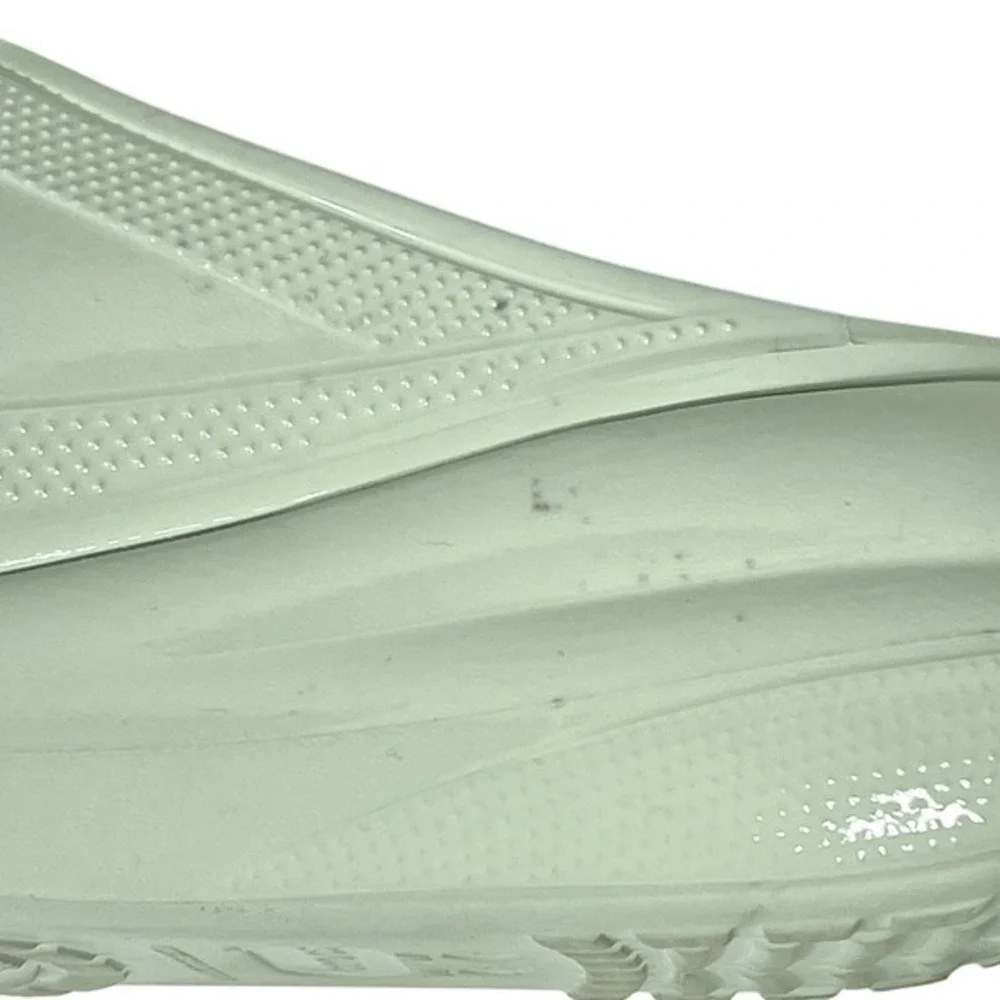 Crocs Crush Platform Slides Sandals High Shine Light Green W11/M9 Chunky Shoes